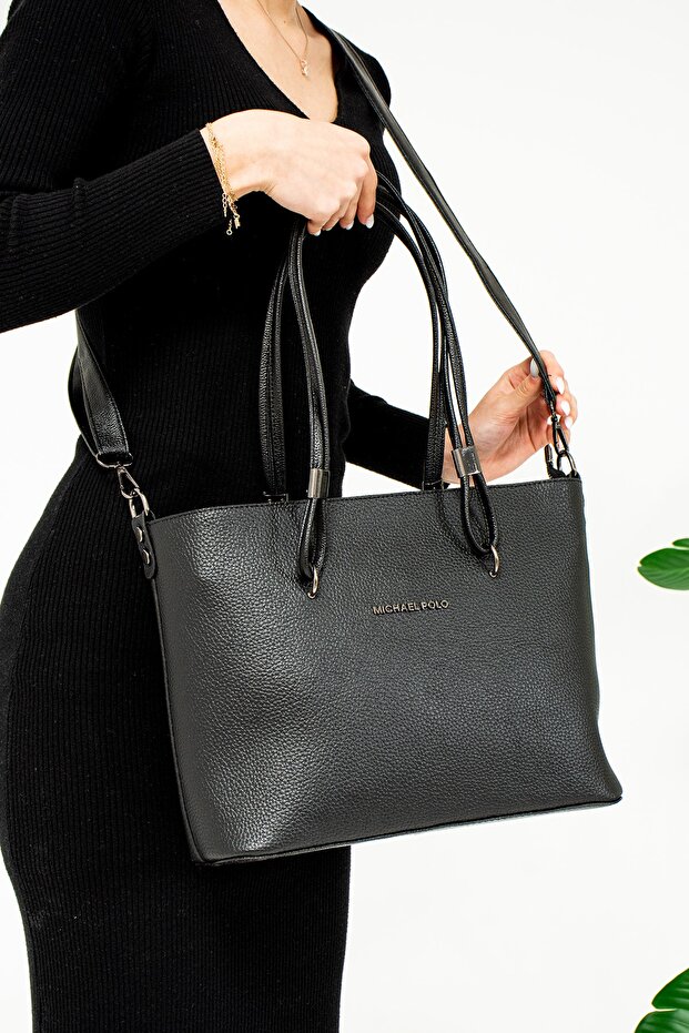 Geantă de umăr și de umăr cu buzunare multiple - 1