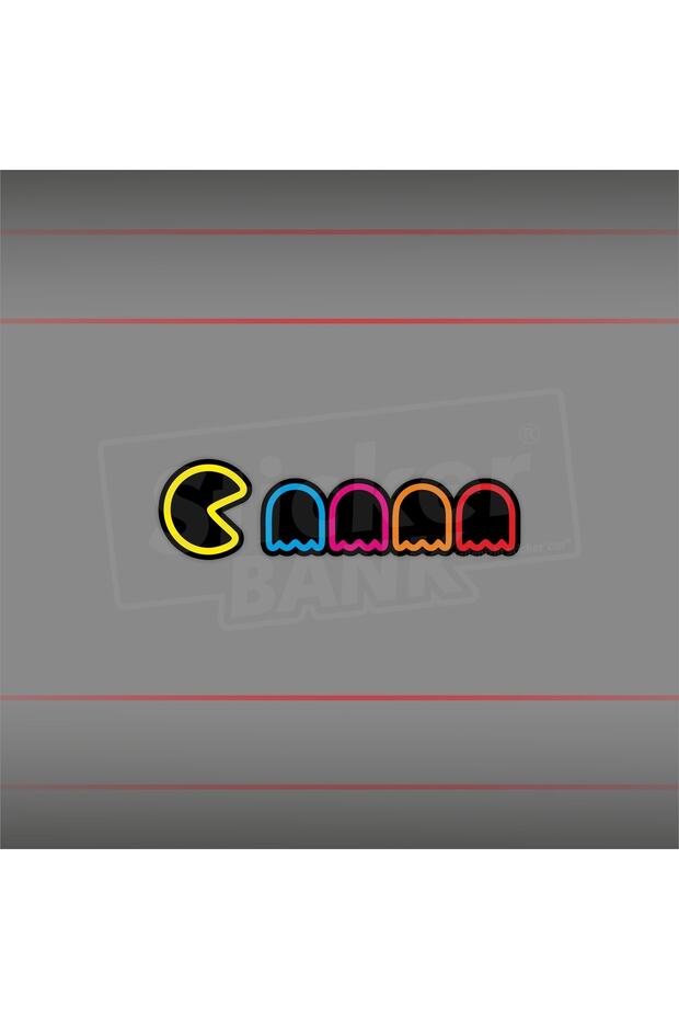 ملصق سيارة بتصميم باكمان