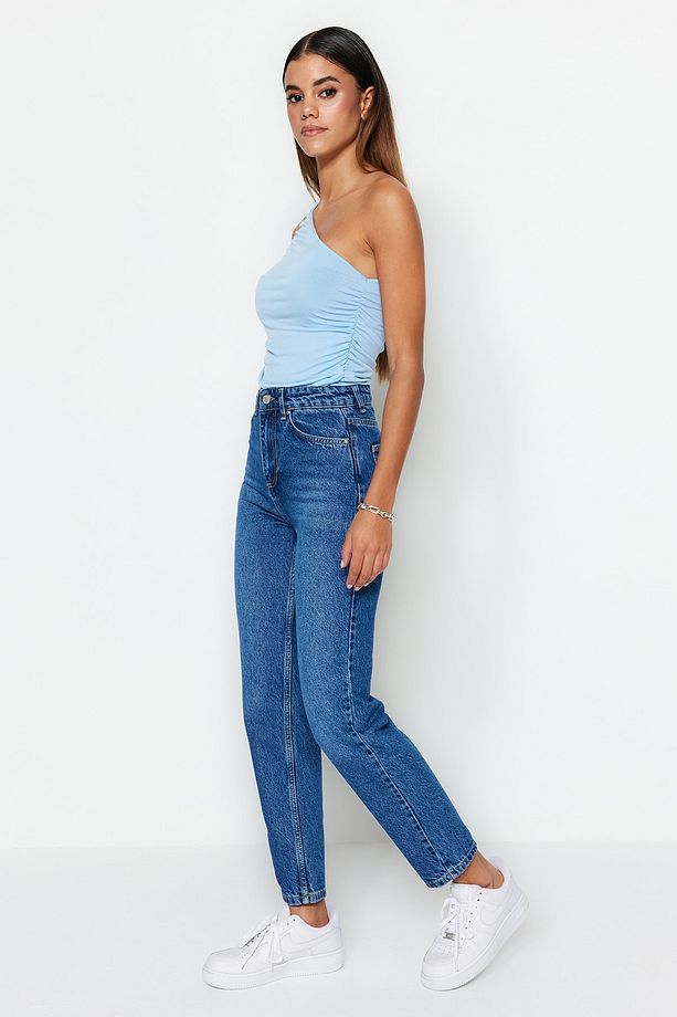 Mavi Yüksek Bel Mom Jeans TWOSS23JE00085 - 3