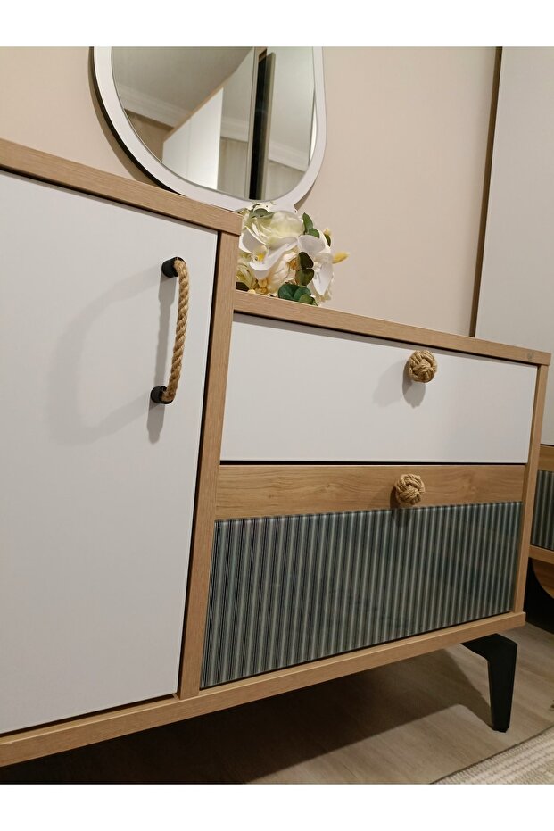 96mm Hasır Kulp Kapı Dolap Vestiyer Çekmece Kulbu Hasırkulp 96mm - 2