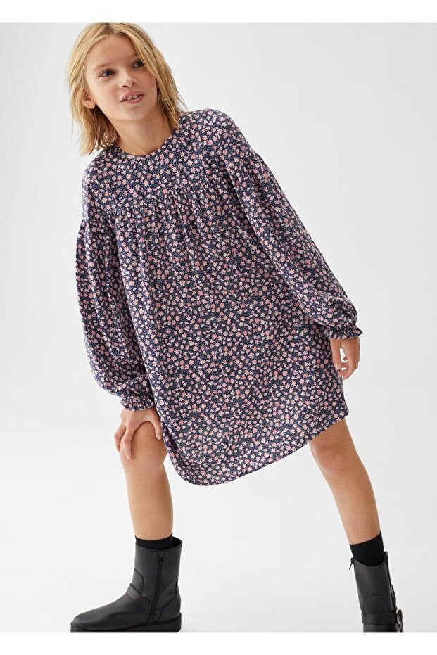 Çiçekli Elbise - 5