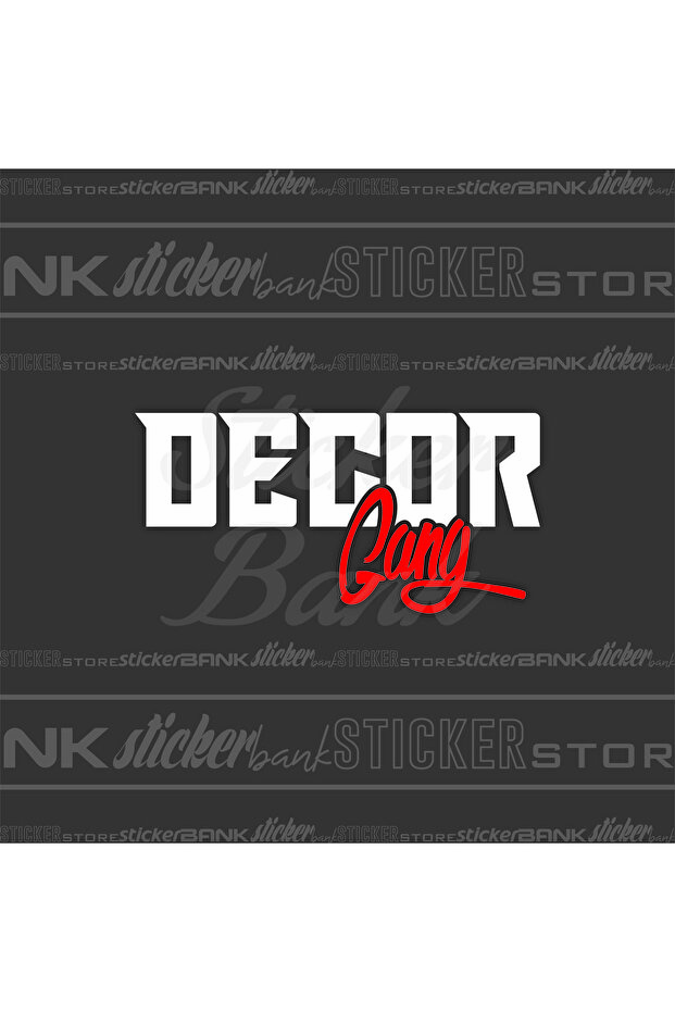 Car Sticker Decor Gang Sticker