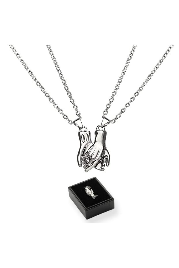 Best Friend Magnetic Hand Necklace Best Friend & Lover Couple Necklace Boxed