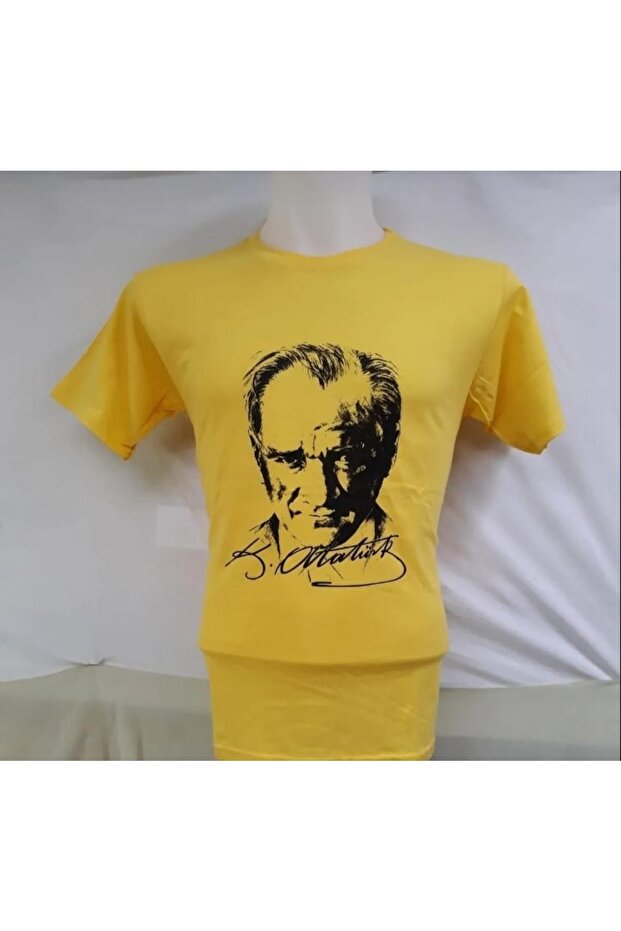 Unisex Kids Short Sleeve Ataturk Printed