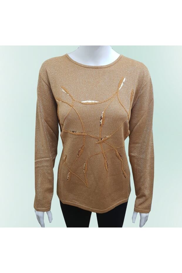 Simli Triko Bluz - 1