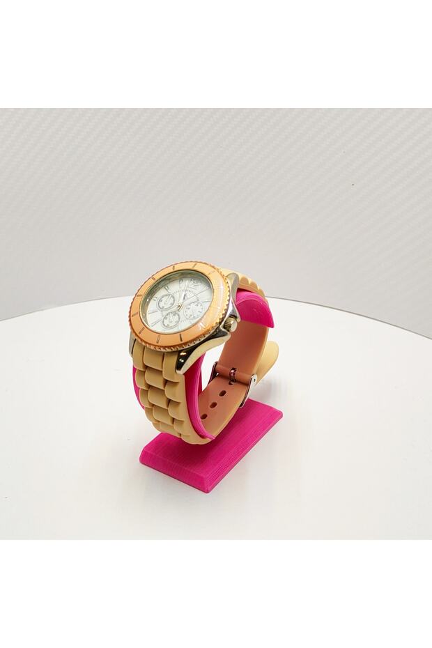 Pembe Renk Saat Standı - 2