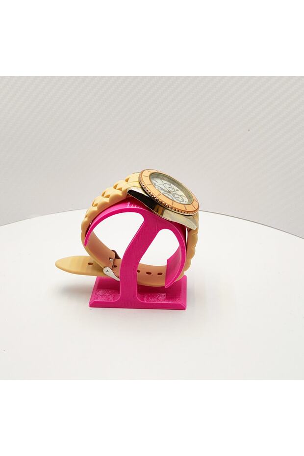 Pembe Renk Saat Standı - 8