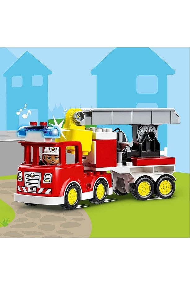 ® Duplo® Kurtarma Itfaiye Kamyonu 10969 - 2 Yaş Ve Üzeri Çocuklar Için Işıklı Ve Sirenli Itfaiye - 4