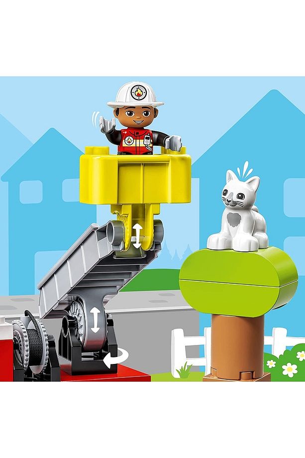 ® Duplo® Kurtarma Itfaiye Kamyonu 10969 - 2 Yaş Ve Üzeri Çocuklar Için Işıklı Ve Sirenli Itfaiye - 5