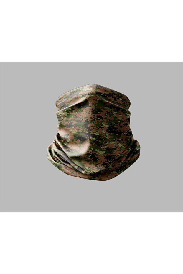 Camouflage Designed Biker Buff Mask Outdoor Neck Collar Unisex Bandana