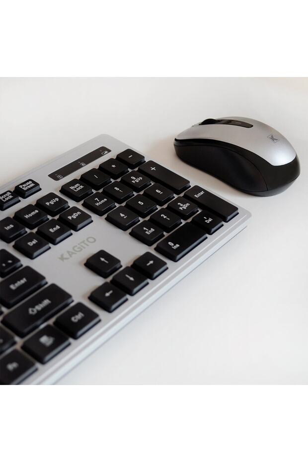 Silver Kablosuz Klavye & Mouse Set - 3