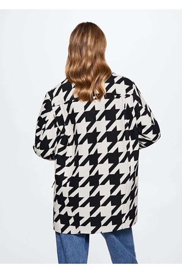 Düğmeli Pamuklu Palto - 4