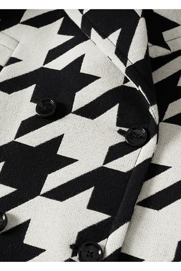 Düğmeli Pamuklu Palto - 6