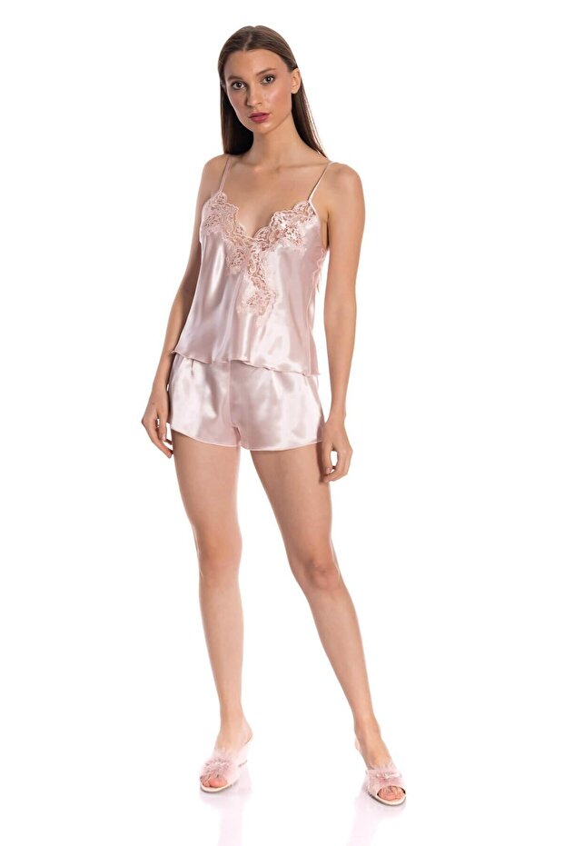 Women's Salmon 6-Piece Nightgown Set T3075