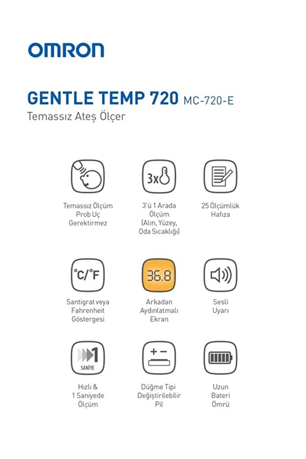 Gentle Temp 720 Alın Termometresi - 4