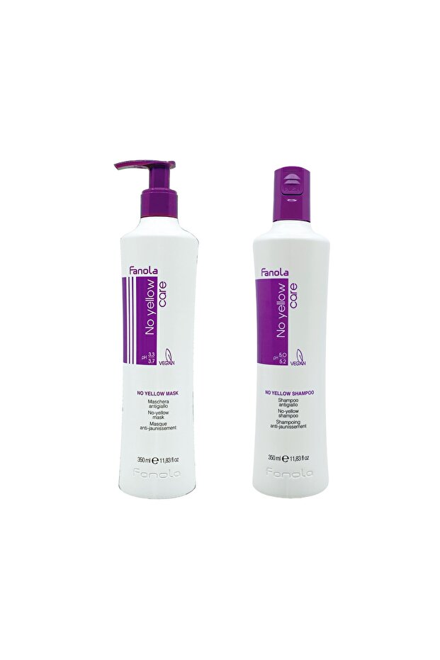 350ml Pack - No Yellow Shampoo and Mask