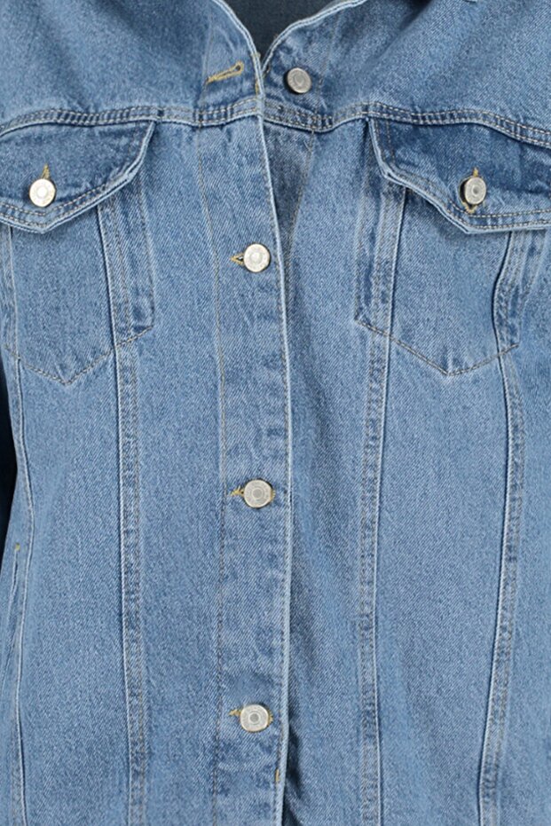 Mavi Oversize Trucker Denim Ceket TWOAW23CE00189 - 8
