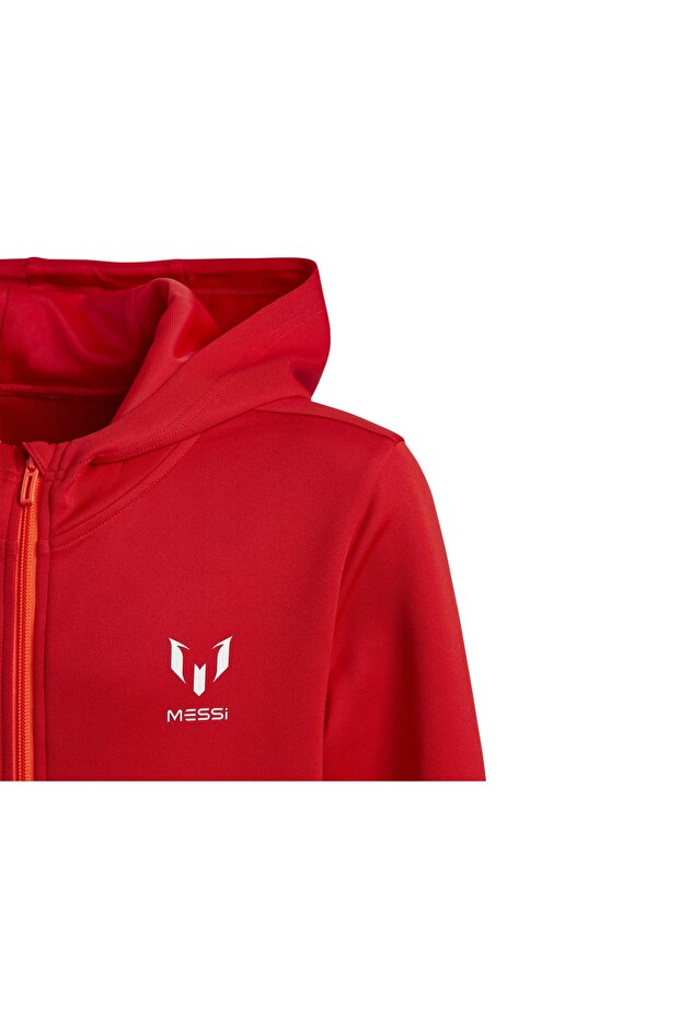 Messi Fz Hd Children's Football Jacket Hm6401 Red - 4