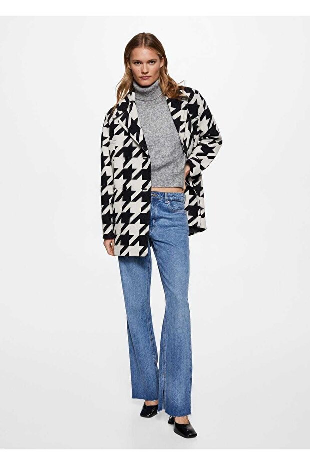 Düğmeli Pamuklu Palto - 2