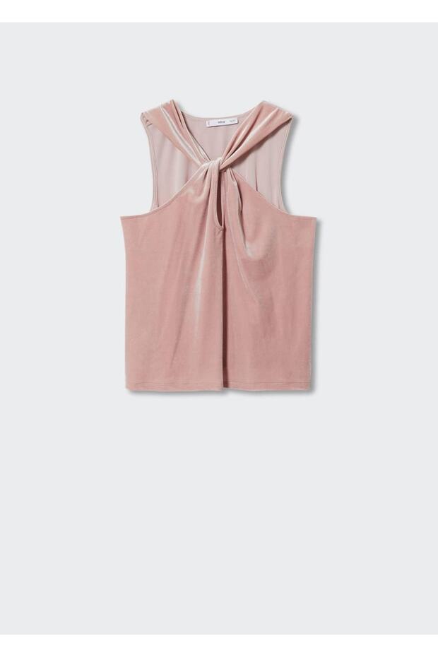 Düğümlü Kadife Üst - 3