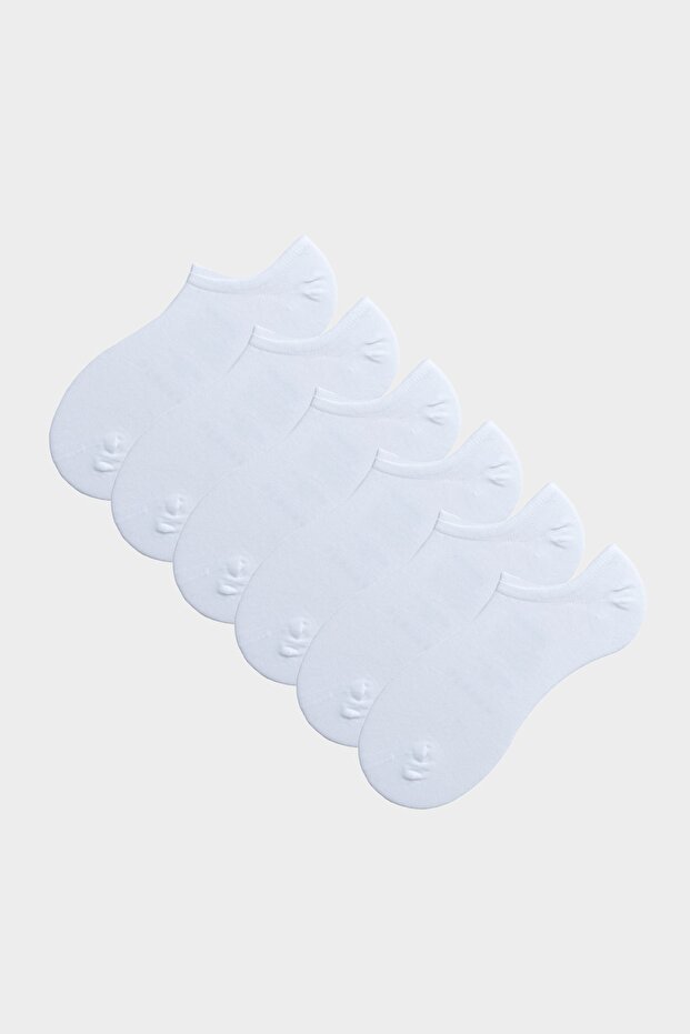 Men's 6-Piece Bamboo Seamless Invisible Sneaker Socks