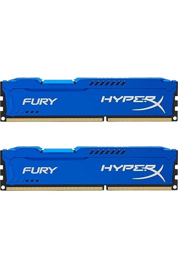 Kingston Hyperx Fury Blue 16gb (2x8gb)1600mhz Ddr3 Ram (hx316c10f/8) 2'li Set Kit - 2