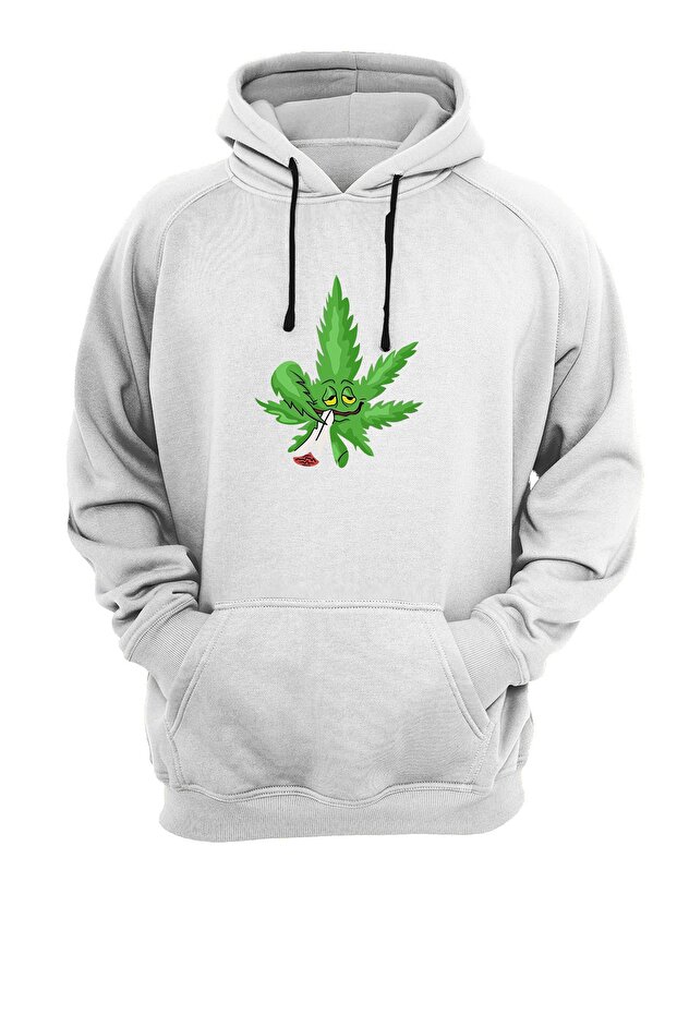 Leaf Printed Sweatshirt - 1