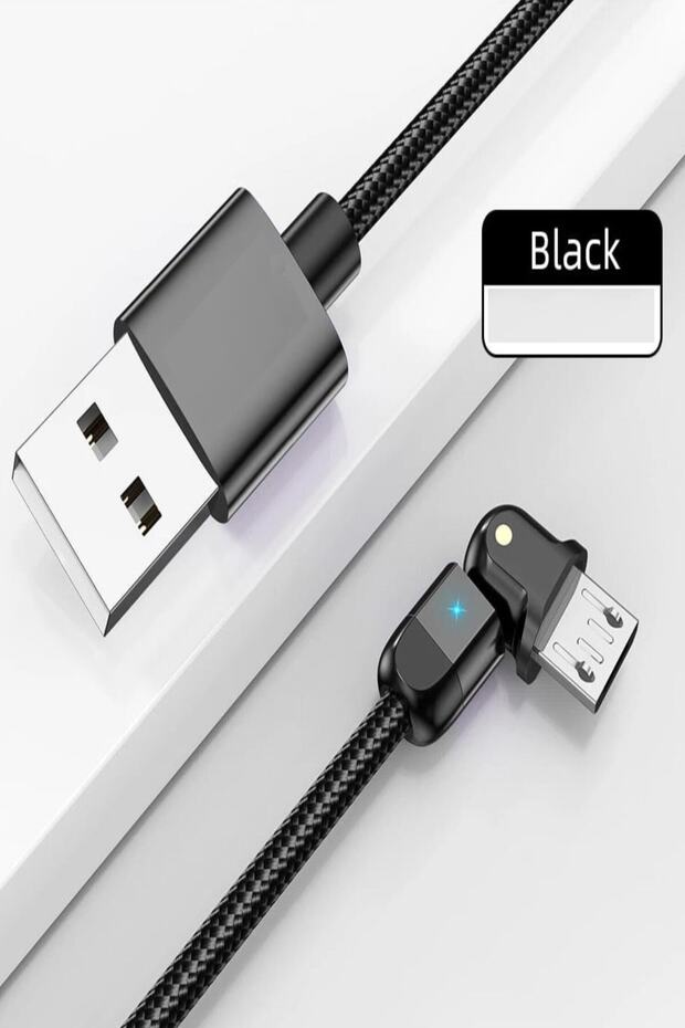 J4 180 Derece Micro Usb 5a/100w J4 Type-c 5a/100w Şarj Ve Data Kablosu -2mt - 3