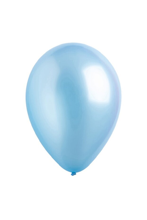 Metallic Light Blue Balloon 20pcs