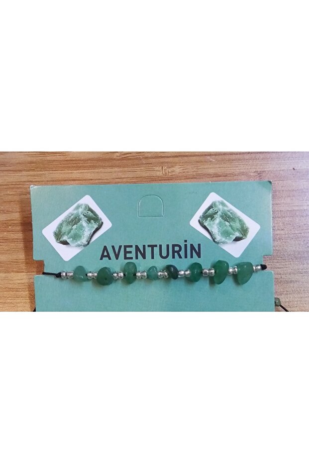 Natural Stone Adjustable Aventurine Stone Bracelet