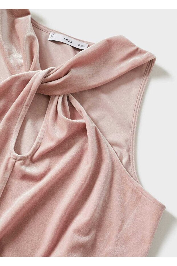 Düğümlü Kadife Üst - 7