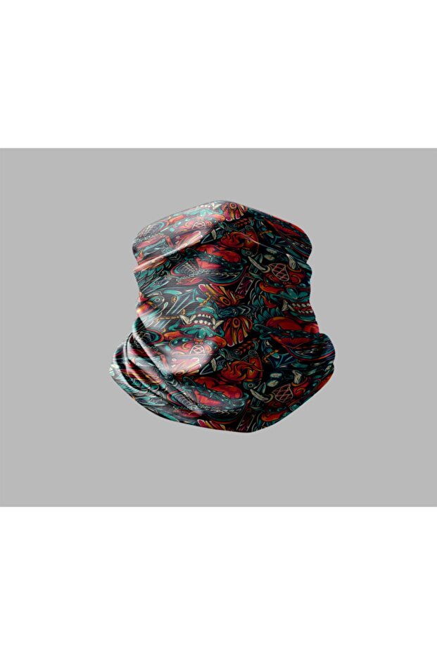 Biker Buff Mask Neck Collar Outdoor Neck Collar Unisex Bandana Pack of 5