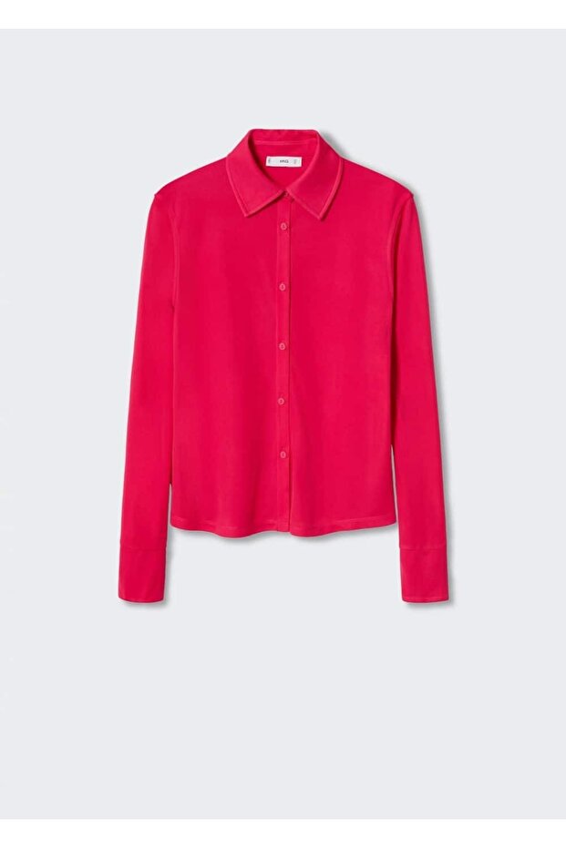 Kolları Yırtmaçlı Gömlek - 3