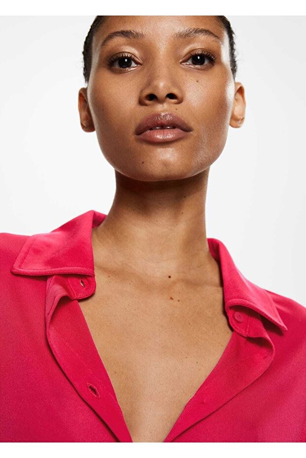 Kolları Yırtmaçlı Gömlek - 6