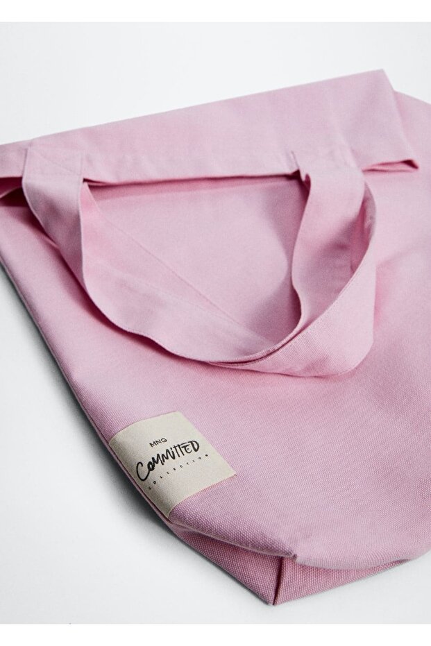 Pamuklu Shopper Çanta - 1