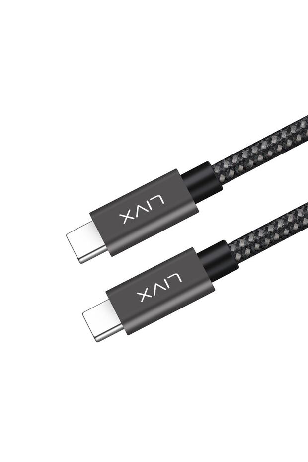 Solid Type C To Type C 100 Watt Süper Hızlı Şarj Data Kablosu 2 Metre Pd - 1