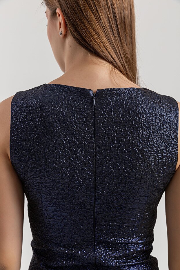 Simli Mini Elbise - 5