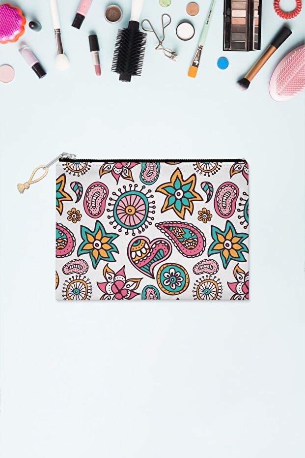 Kumaş Makyaj Çantası - 1