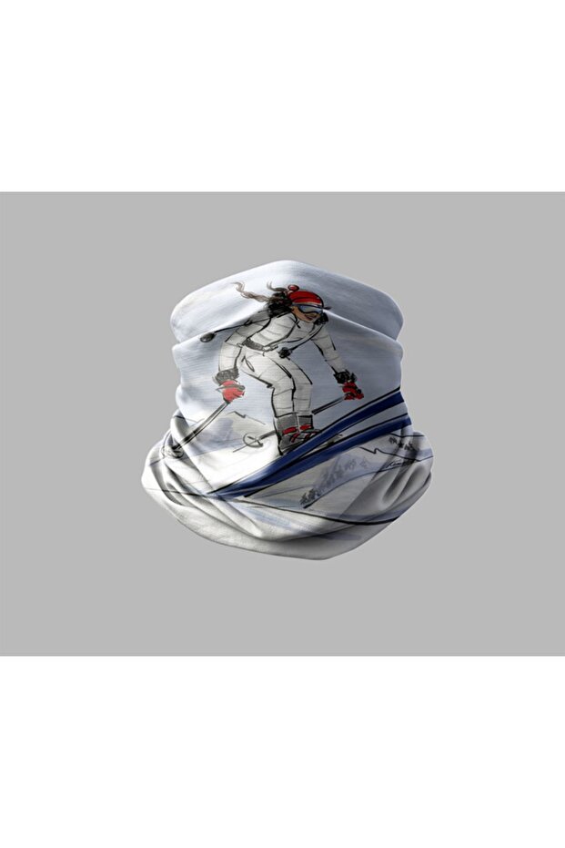 Ski & Mountain Designed Biker Buff Mask Outdoor Neck Collar Unisex Bandana