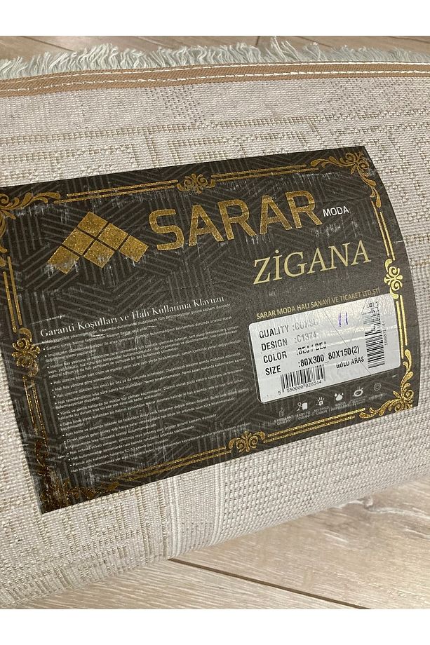 Sarar Moda Halı Nepal Vizon Varaklı Yatak Odası Seti+yumuşak Halı+sık Dokuma Halı+12 Mm - 8