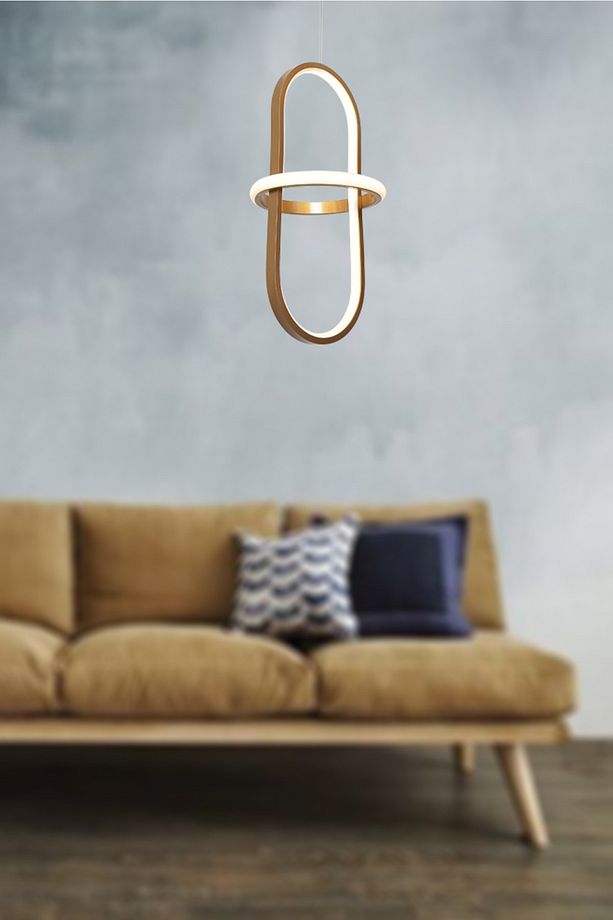 Tt006-1-esk Minyon Modeli Tekli Eskitme ( Sarı Işık ) Led Avize - 3