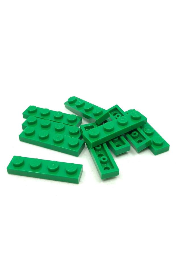 Original Moc Custom Accessory Creator Plate 1 X 4 Flat Brick Green 6 Pieces Will Be Sent
