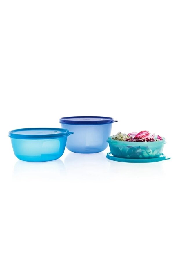 3-Piece Storage and Service Containers 1 Lt - 1.5 Lt, 2 Lt - 3