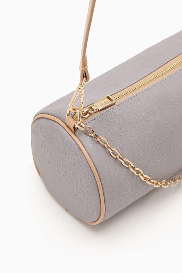 Silindir Çanta - Gri - 4