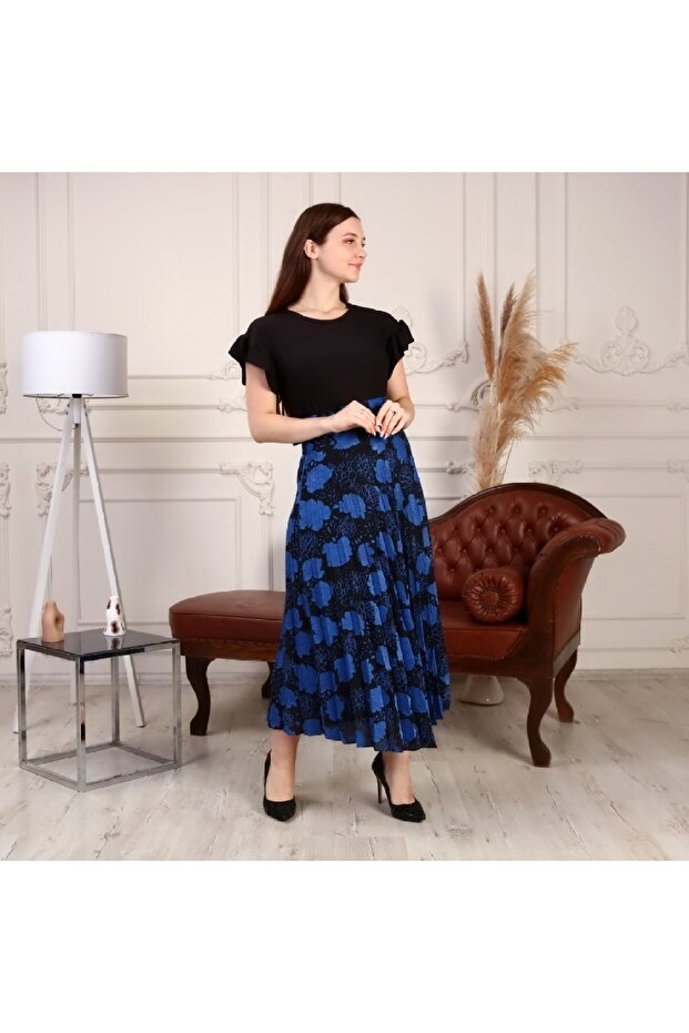 Kemer Detaylı Piliseli Etek - 4