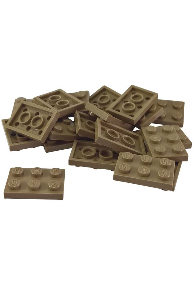 Moc Custom Accessory Creator Plate 2 X 3 Flat Brick Dark Tan 6 Pieces Will Be Sent