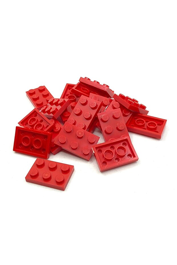Original Moc Custom Accessory Creator Plate 2 X 3 Flat Brick Red 6 Pieces Will Be Sent