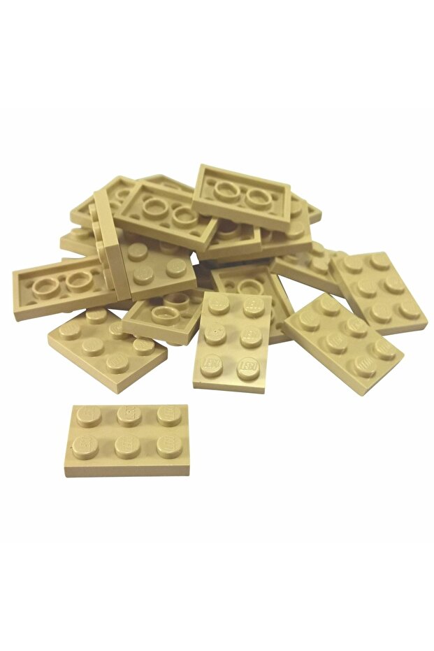 Moc Custom Accessory Creator Plate 2 X 3 Flat Brick Tan 7 Pieces Will Be Sent
