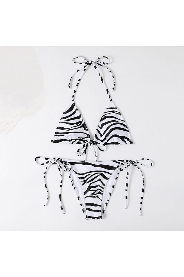 Zebra Detaylı Bikini Takım - 2