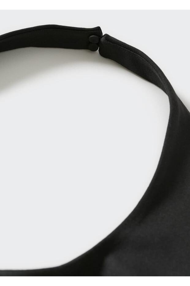 Halter Yaka Elbise - 7